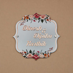 KKAA0043 acrylic nameplate — additional installed view
