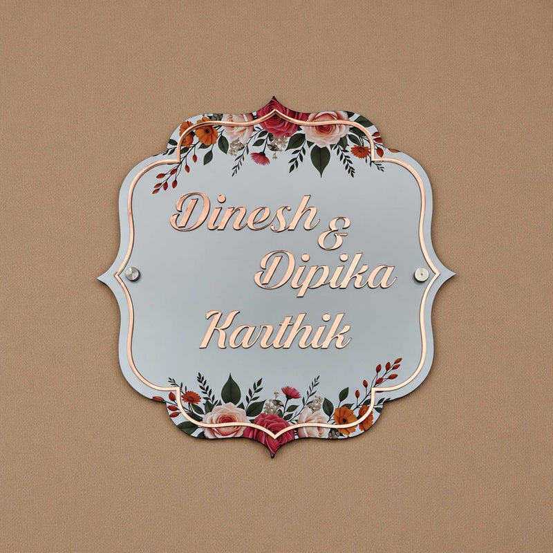 KKAA0043 acrylic nameplate — additional installed view