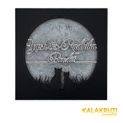 KKLEDN0033 Yash & Radhika Pandit moon and cats - Front LED off