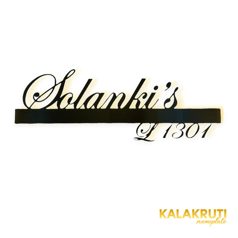Solanki’s L 1301 nameplate — Front LED on original darker exposure