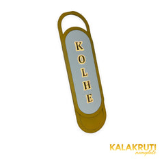 KOLHE capsule LED nameplate — Left angle LED on