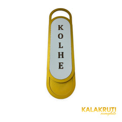 KOLHE capsule LED nameplate — Low angle LED off