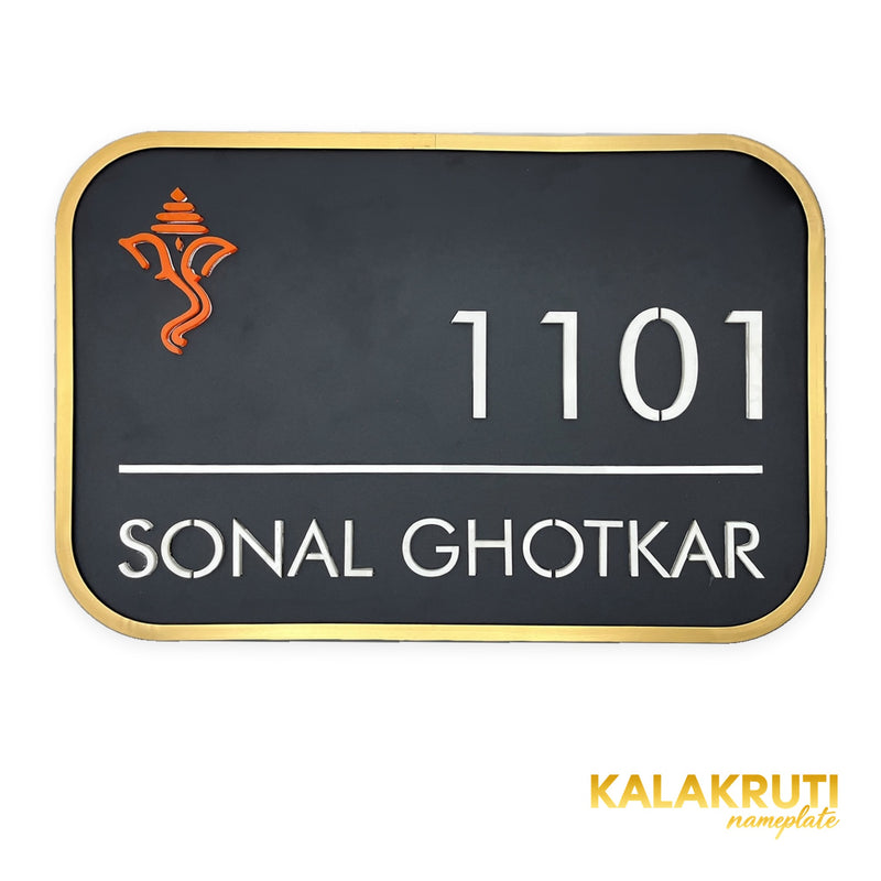 SONAL GHOTKAR 1101 LED nameplate — Front LED off
