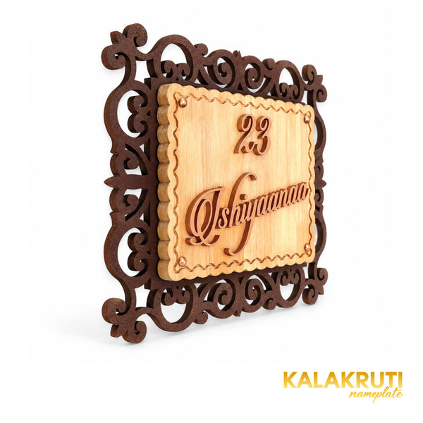 Ornate Scroll Frame — 23 — left angle (KKWN0018)