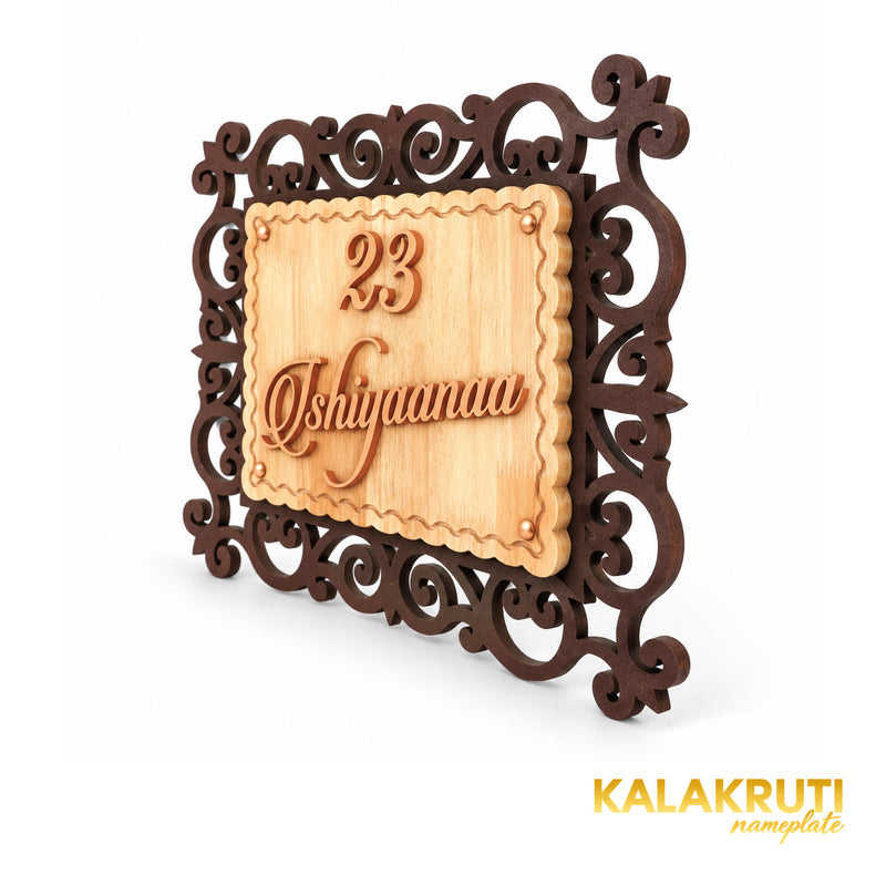 Ornate Scroll Frame — 23 — right angle (KKWN0018)